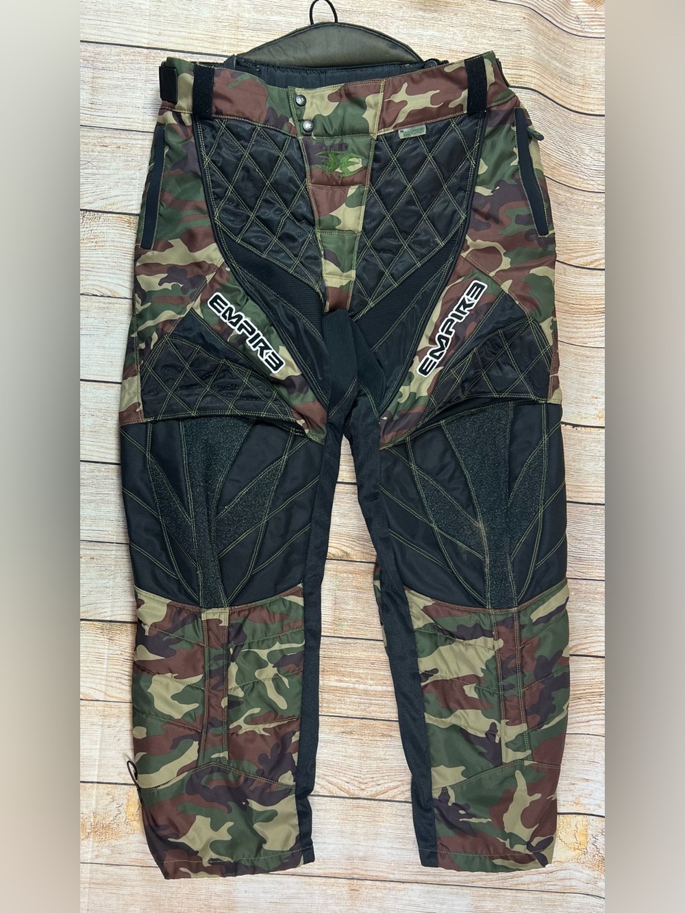 Empire Contact Paintball Padded Pants Camo Size 2XL 38-44